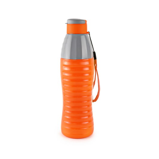 Cello Puro Fashion Water Bottle 600 ML (Multicolours) Pack Of 1pcs… - Orange