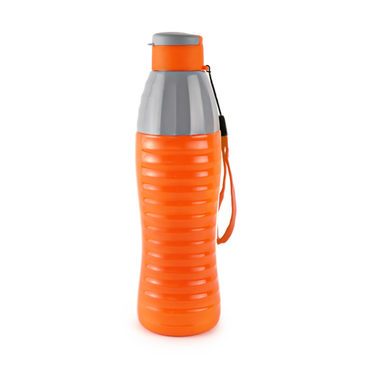 Cello Puro Fashion Water Bottle 900 ML (Multicolours) Pack Of 1pcs... - Orange