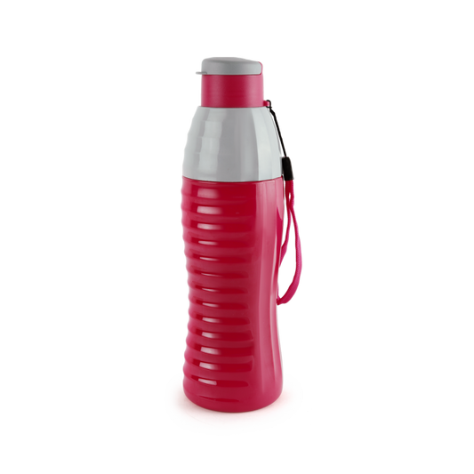 Cello Puro Fashion Water Bottle 600 ML (Multicolours) Pack Of 1pcs… - Red