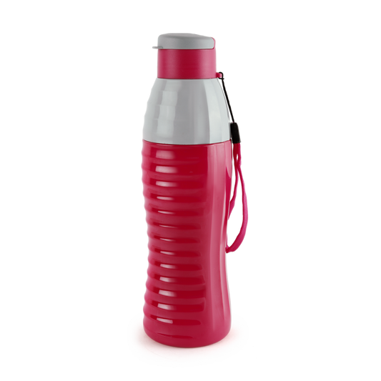 Cello Puro Fashion Water Bottle 900 ML (Multicolours) Pack Of 1pcs... - Red