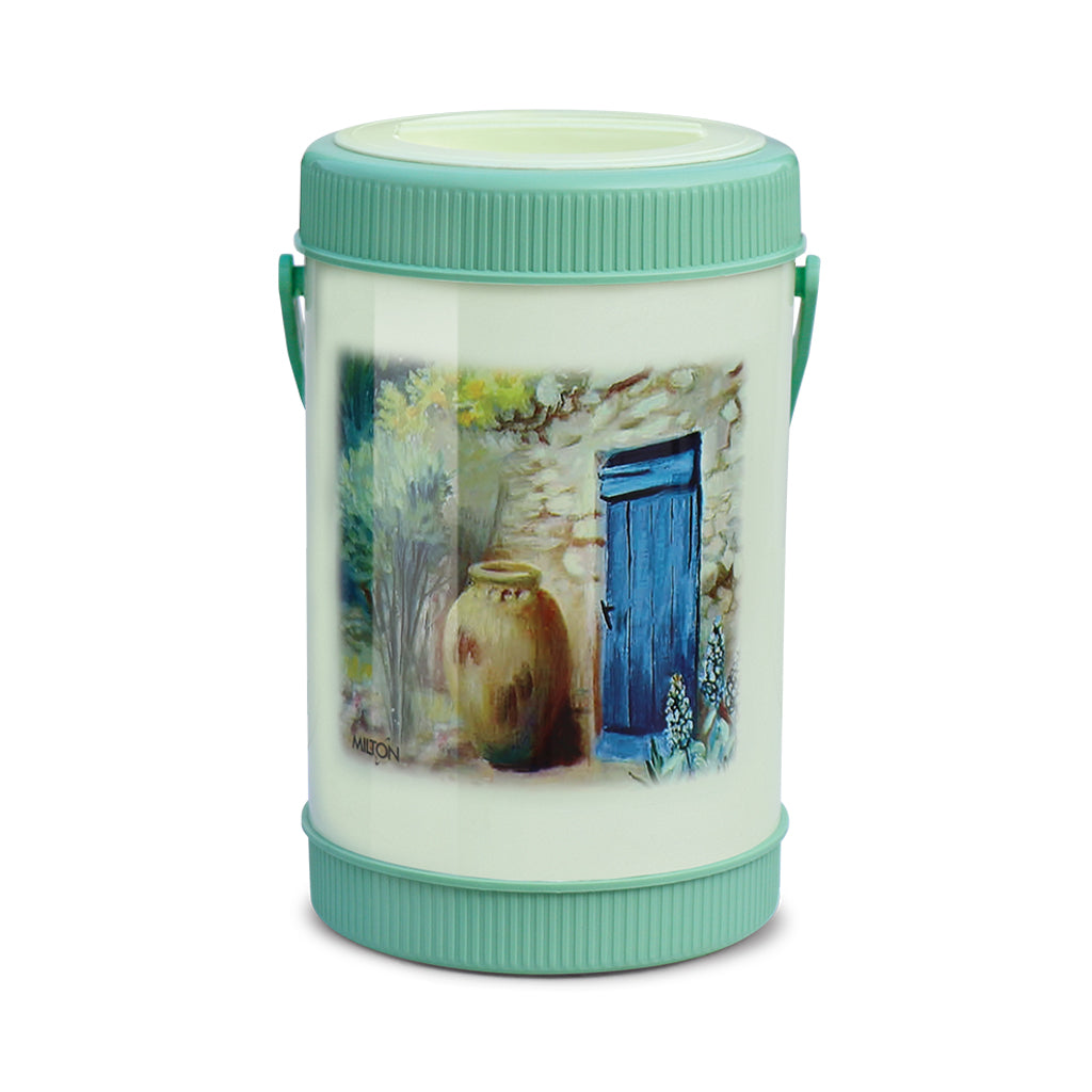 Milton Tiffin Carrier Senator 5Containers jumbo Tiffin - Sea Green