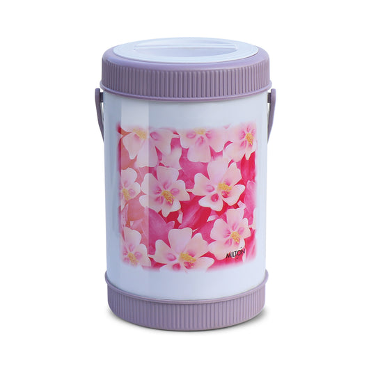 Milton Tiffin Carrier Senator 5Containers jumbo Tiffin - Purple