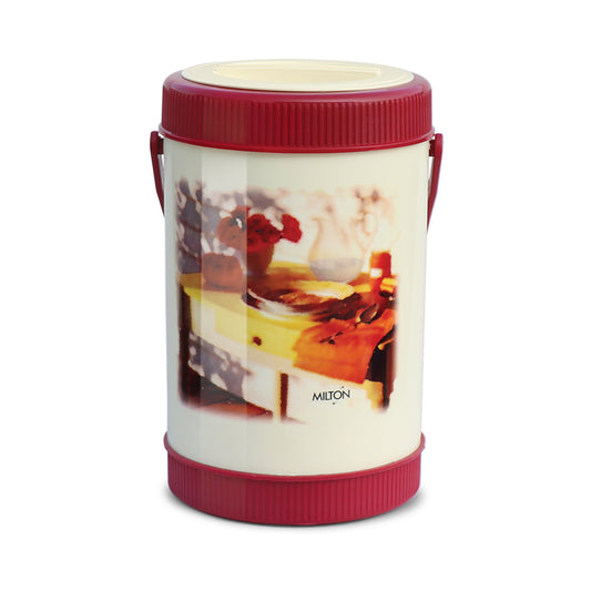 Milton Tiffin Carrier Senator 5Containers jumbo Tiffin - Maroon