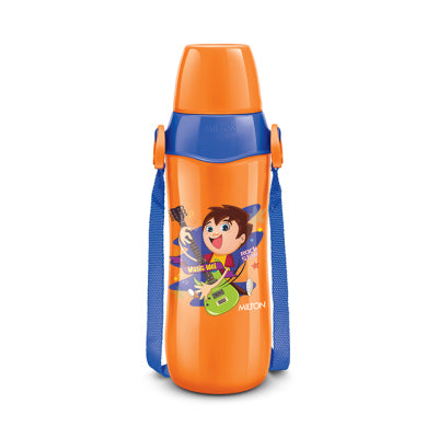 Milton Steel Whizz 400/600/900 Insulated School Kids Bottle with Inner Steel - 900ml, Orange