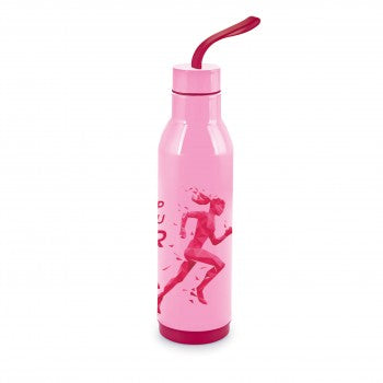 Rishabh  DELTA (Steel Inner) Water Bottle - Pink, 900ml