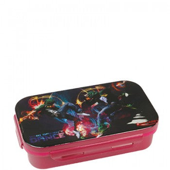 Rishabh CRUNCH DELUXE (BIG) Pack Of One Pcs Lunch Box. - Pink