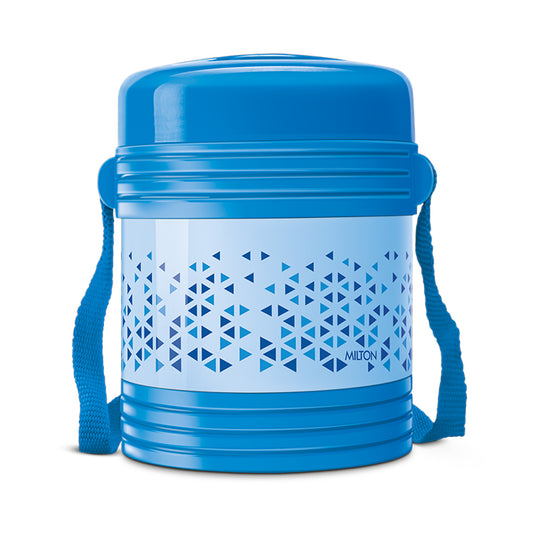 Milton Vector Tiffin 3/4 Containers. (Pack Of 1) - NO.3, Blue