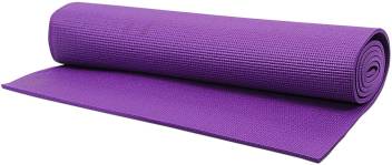 KF Yoga Mat -- 6MM Thickness – 6ft long good quality sticky mat best for yoga, meditation, fitness exercise, workout for women, men, girls, boys and kids. - Purple